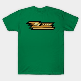 ZZ TOP Logo Gold T-Shirt